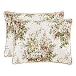 Royal Court Estelle Floral Quilt Set