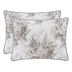 Royal Court Estelle Floral Quilt Set