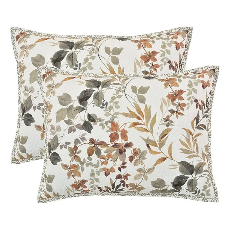 Royal Court Evergreen Floral Quilt Set