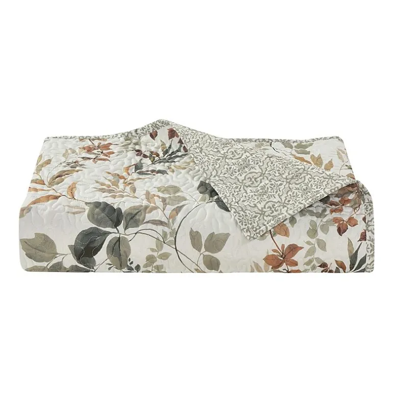 Royal Court Evergreen Floral Quilt Set