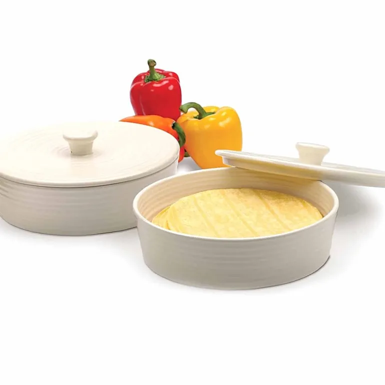 RSVP International Stoneware Tortilla Warmer - 8.5"