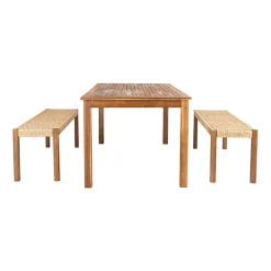 Safavieh Aquina 3-pc. Rectangular Dining Set