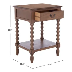 Safavieh Athena Storage 1-Drawer End Table