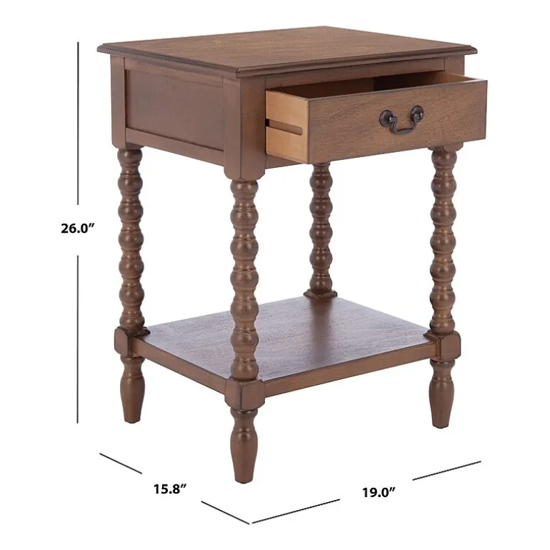 Safavieh Athena Storage 1-Drawer End Table