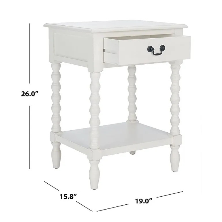 Safavieh Athena Storage 1-Drawer End Table