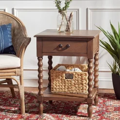 Safavieh Athena Storage 1-Drawer End Table