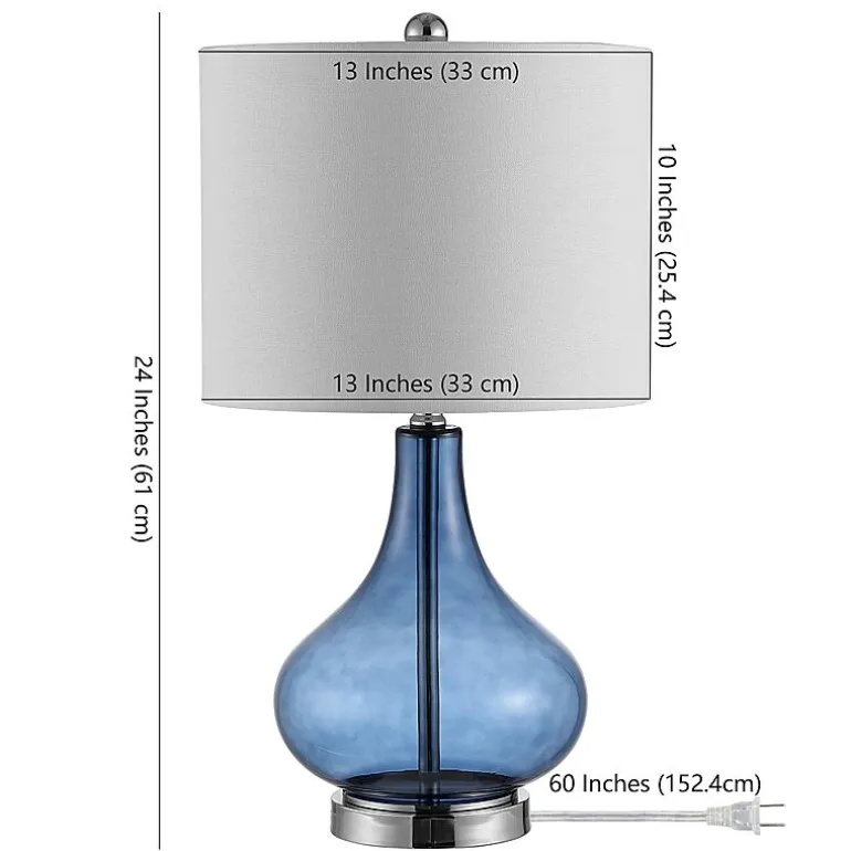 Safavieh 24" Brooks Glass Table Lamp