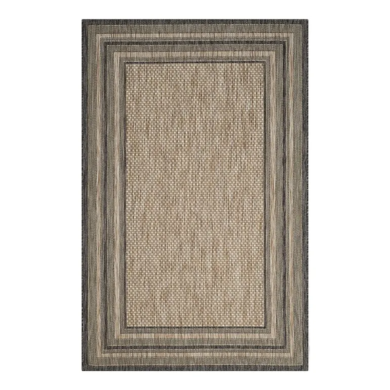 Safavieh Courtyard Collection Wanda Stripe Indoor/Outdoor Area Rug