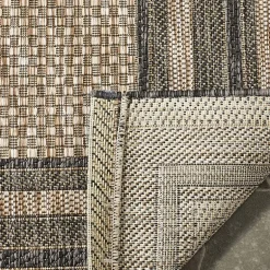 Safavieh Courtyard Collection Wanda Stripe Indoor/Outdoor Area Rug