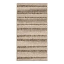 Safavieh Courtyard Collection Santos Stripe Indoor/Outdoor Area Rug