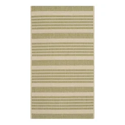 Safavieh Courtyard Collection Santos Stripe Indoor/Outdoor Area Rug