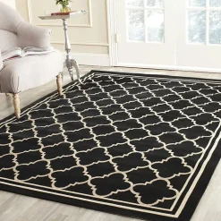 Safavieh Courtyard Collection Crispian Geometric Indoor/Outdoor Area Rug
