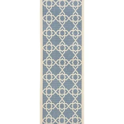 Safavieh Courtyard Collection Nicol Geometric Indoor/Outdoor Runner Rug