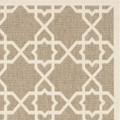 Safavieh Courtyard Collection Nicol Geometric Indoor/Outdoor Runner Rug