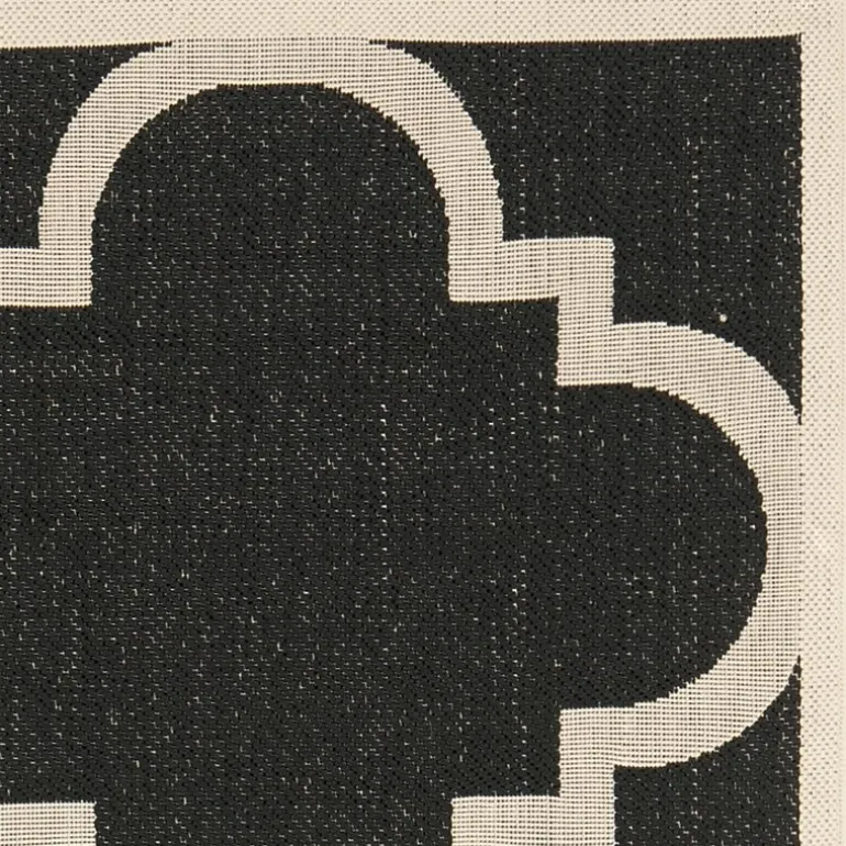 Safavieh Courtyard Collection Gina Geometric Indoor/Outdoor Square Area Rug
