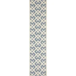 Safavieh Courtyard Collection Darrin Geometric Indoor/Outdoor Runner Rug