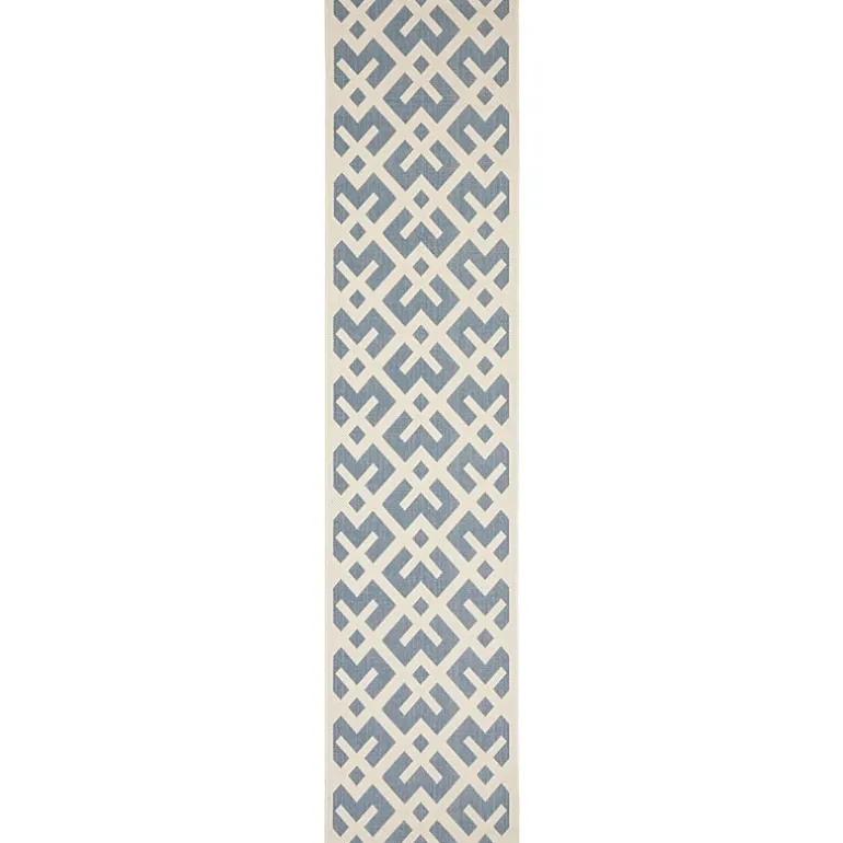 Safavieh Courtyard Collection Darrin Geometric Indoor/Outdoor Runner Rug