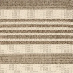 Safavieh Courtyard Collection Santos Stripe Indoor/Outdoor Runner Rug