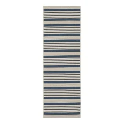 Safavieh Courtyard Collection Santos Stripe Indoor/Outdoor Runner Rug