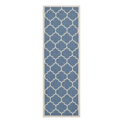 Safavieh Courtyard Collection Amias Geometric Indoor/Outdoor Runner Rug
