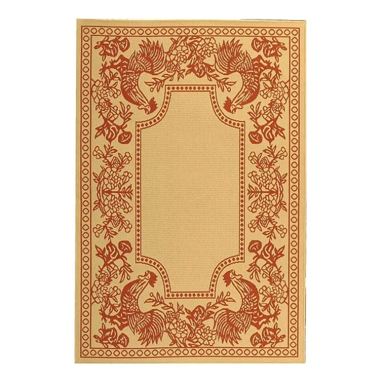 Safavieh Courtyard Collection Kestrel Oriental Indoor/Outdoor Area Rug