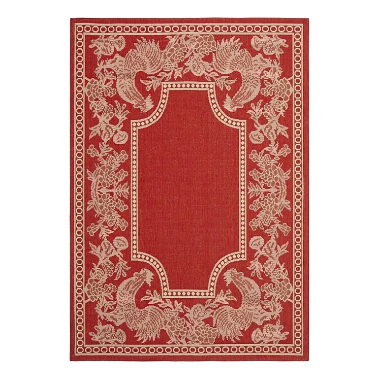 Safavieh Courtyard Collection Kestrel Oriental Indoor/Outdoor Area Rug