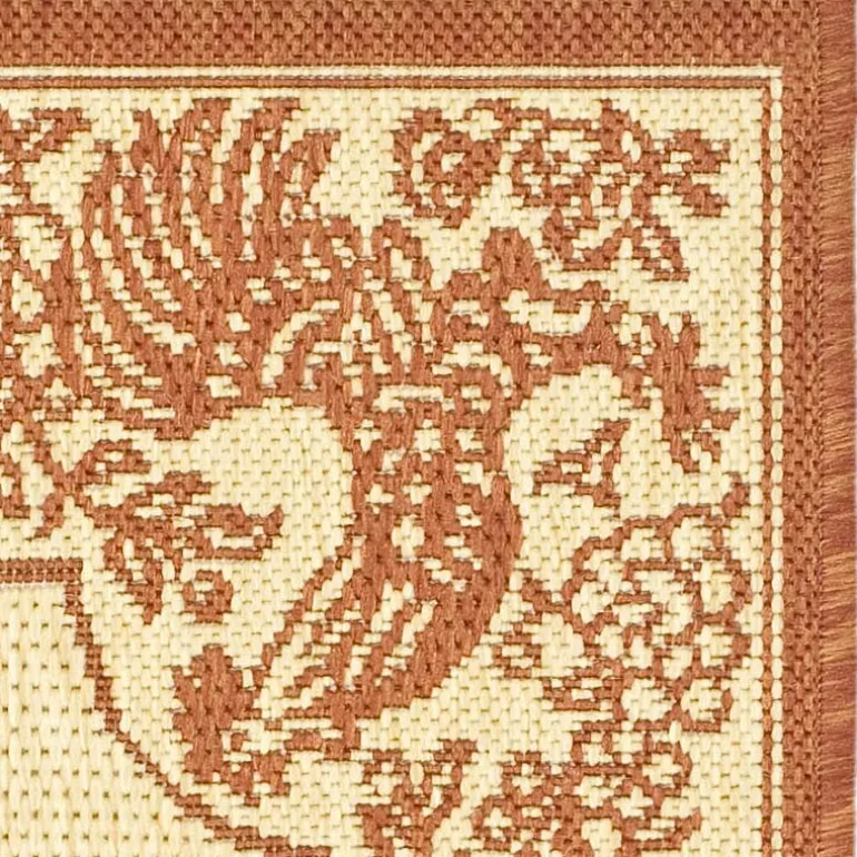 Safavieh Courtyard Collection Kestrel Oriental Indoor/Outdoor Area Rug