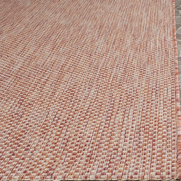 Safavieh Courtyard Collection Flora Geometric Indoor/Outdoor Area Rug