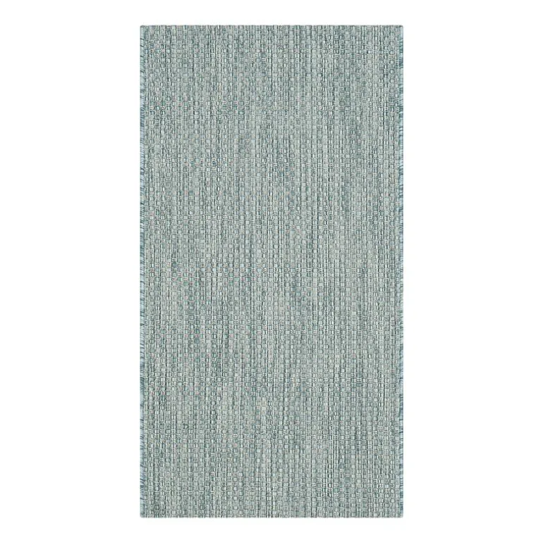 Safavieh Courtyard Collection Flora Geometric Indoor/Outdoor Area Rug