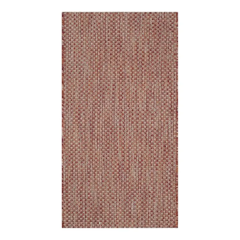 Safavieh Courtyard Collection Flora Geometric Indoor/Outdoor Area Rug