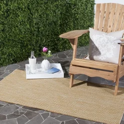 Safavieh Courtyard Collection Flora Geometric Indoor/Outdoor Area Rug