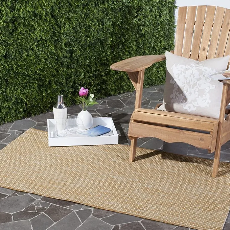 Safavieh Courtyard Collection Flora Geometric Indoor/Outdoor Area Rug