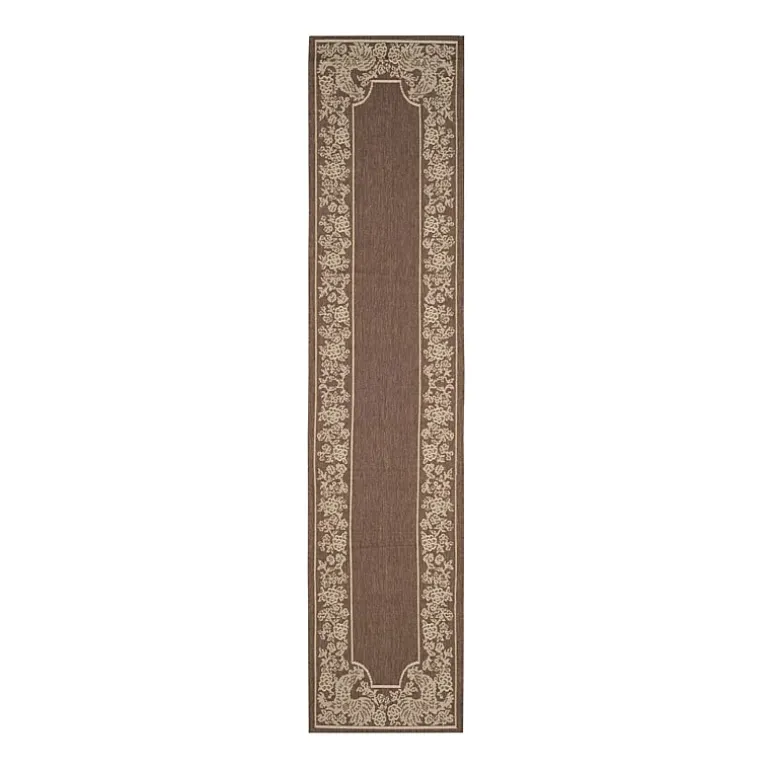 Safavieh Courtyard Collection Kestrel Oriental Indoor/Outdoor Runner Rug