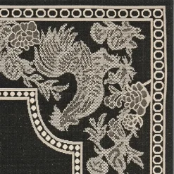 Safavieh Courtyard Collection Kestrel Oriental Indoor/Outdoor Runner Rug