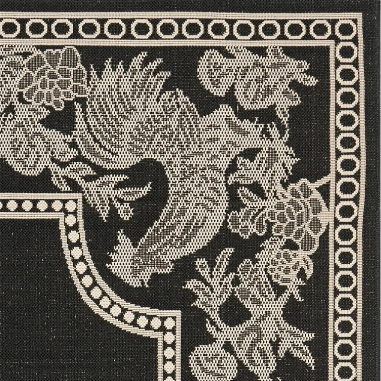 Safavieh Courtyard Collection Kestrel Oriental Indoor/Outdoor Runner Rug