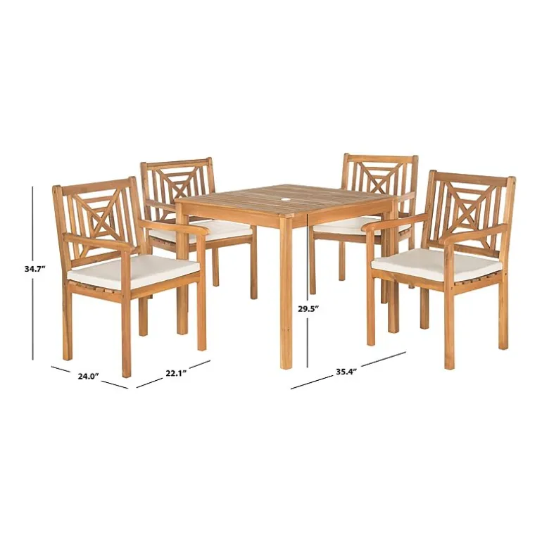 Safavieh Del Mar 5-pc. Square Dining Set
