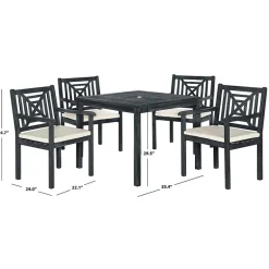 Safavieh Del Mar 5-pc. Square Dining Set