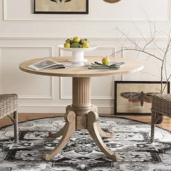 Safavieh Forest Collection Round Wood-Top Dining Table