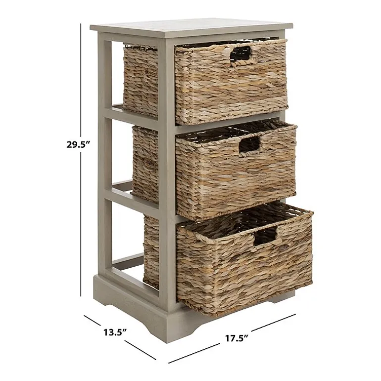 Safavieh Halle Storage 3-Drawer End Table