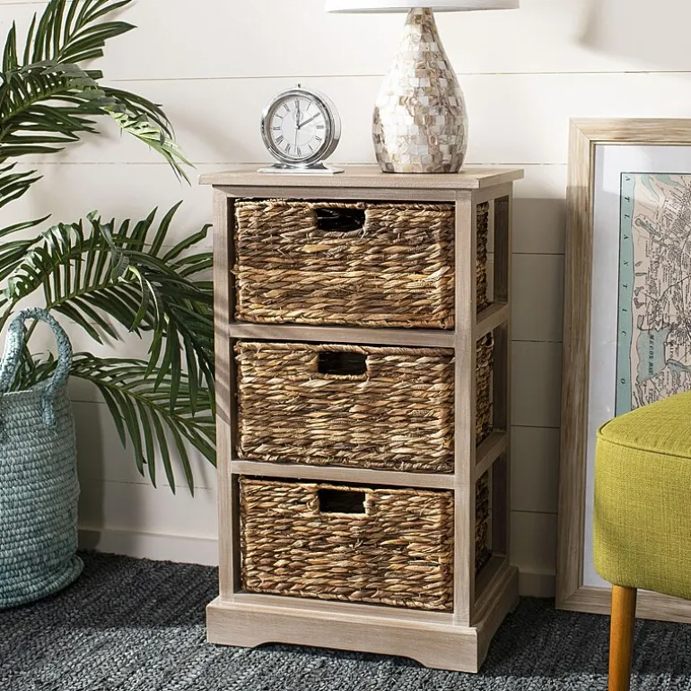 Safavieh Halle Storage 3-Drawer End Table