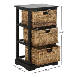 Safavieh Halle Storage 3-Drawer End Table