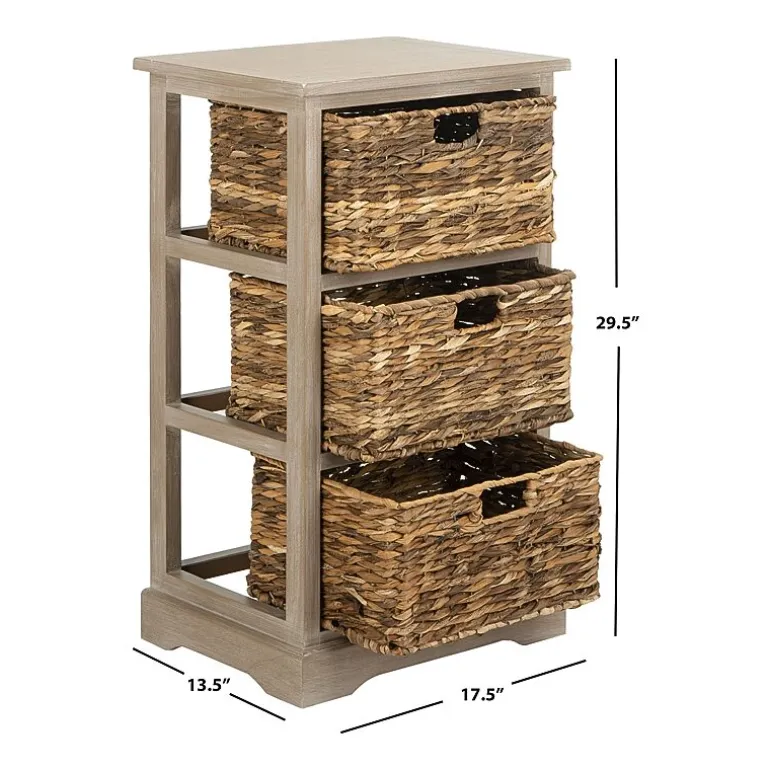 Safavieh Halle Storage 3-Drawer End Table