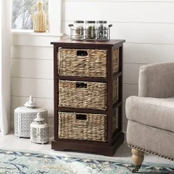 Safavieh Halle Storage 3-Drawer End Table