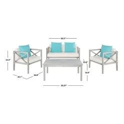 Safavieh Nunzio 11-pc. Conversation Set Cushioned