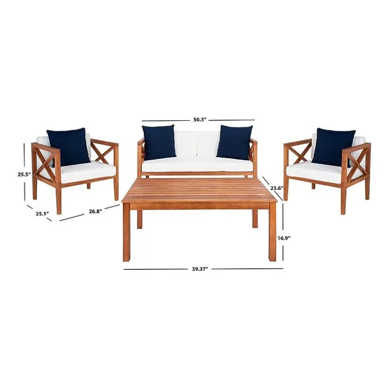 Safavieh Nunzio 11-pc. Conversation Set Cushioned