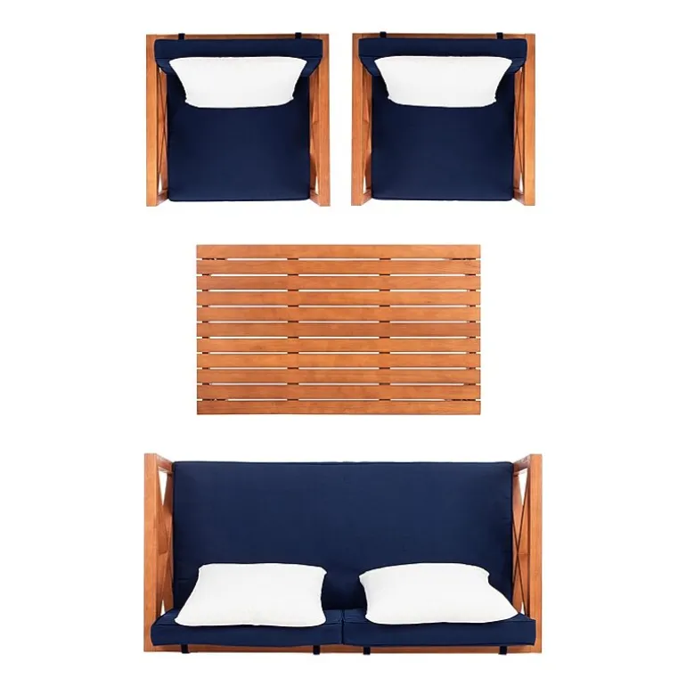 Safavieh Nunzio 11-pc. Conversation Set Cushioned