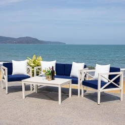 Safavieh Nunzio 11-pc. Conversation Set Cushioned