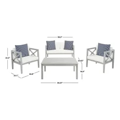 Safavieh Nunzio 11-pc. Conversation Set Cushioned