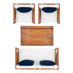 Safavieh Nunzio 11-pc. Conversation Set Cushioned