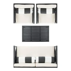 Safavieh Nunzio 11-pc. Conversation Set Cushioned